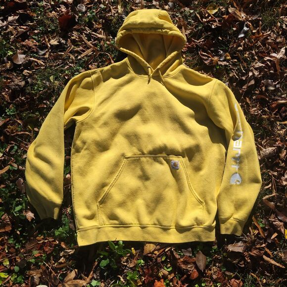 Carhartt Pullover Hoodie Sweatshirt Sleeve Graphic Loose Fit - Picture 3 of 12